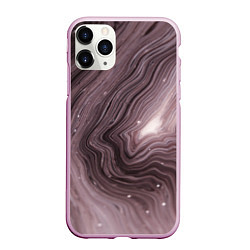 Чехол iPhone 11 Pro матовый Не перемешанные краски abstraction, цвет: 3D-розовый