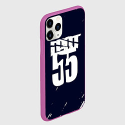 Чехол iPhone 11 Pro матовый ГРОТ 55, цвет: 3D-фиолетовый — фото 2