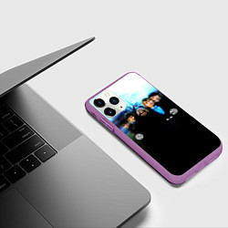 Чехол iPhone 11 Pro матовый Between the Buttons - The Rolling Stones, цвет: 3D-фиолетовый — фото 2