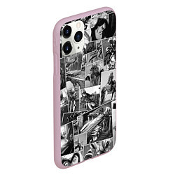 Чехол iPhone 11 Pro матовый Assasins creed comix, цвет: 3D-розовый — фото 2
