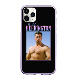 Чехол iPhone 11 Pro матовый Billy Herrington Photo, цвет: 3D-светло-сиреневый