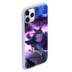 Чехол iPhone 11 Pro матовый STELLARIS СТЕЛЛАРИС, цвет: 3D-светло-сиреневый — фото 2