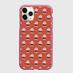 Чехол iPhone 11 Pro матовый Spу x Family Аня Форджер, цвет: 3D-малиновый