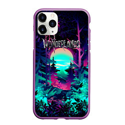 Чехол iPhone 11 Pro матовый WONDERLANDS Легендарный Лес, цвет: 3D-фиолетовый