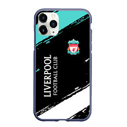 Чехол iPhone 11 Pro матовый Liverpool footba lclub, цвет: 3D-серый