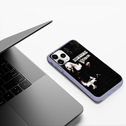 Чехол iPhone 11 Pro матовый In Trance - Scorpions, цвет: 3D-светло-сиреневый — фото 2