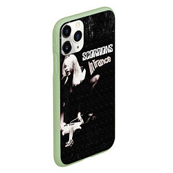 Чехол iPhone 11 Pro матовый In Trance - Scorpions, цвет: 3D-салатовый — фото 2