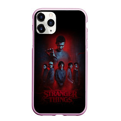 Чехол iPhone 11 Pro матовый ОЧЕНЬ СТРАННЫЕ ДЕЛА ST STRANGER THINGS, цвет: 3D-розовый