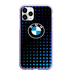 Чехол iPhone 11 Pro матовый Bmw : Абстракция Кружки, цвет: 3D-сиреневый