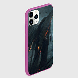 Чехол iPhone 11 Pro матовый Leos Падший Ангел Одиночества, цвет: 3D-фиолетовый — фото 2