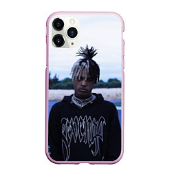 Чехол iPhone 11 Pro матовый XXXTentacion in a revenge hoodie, цвет: 3D-розовый