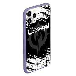 Чехол iPhone 11 Pro матовый Chaoseum Logo Grunge, цвет: 3D-серый — фото 2