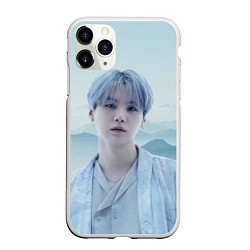 Чехол iPhone 11 Pro матовый MIN YOONGI BTS YET TO COME, цвет: 3D-белый