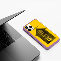 Чехол iPhone 11 Pro матовый Shinedown - GET UP, цвет: 3D-фиолетовый — фото 2
