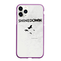 Чехол iPhone 11 Pro матовый The Sound of Madness - Shinedown, цвет: 3D-фиолетовый