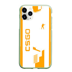 Чехол iPhone 11 Pro матовый Counter Strike cs go Геймер, цвет: 3D-салатовый