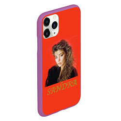 Чехол iPhone 11 Pro матовый Звёзды 80-х Sandra, цвет: 3D-фиолетовый — фото 2