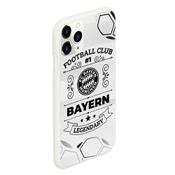 Чехол iPhone 11 Pro матовый Bayern Football Club Number 1 Legendary, цвет: 3D-белый — фото 2