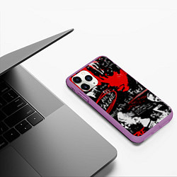 Чехол iPhone 11 Pro матовый XXXTENTACION YOU ARE NOT ALONE, цвет: 3D-фиолетовый — фото 2