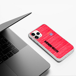 Чехол iPhone 11 Pro матовый BAYERN MUNCHEN БАВАРИЯ football club, цвет: 3D-белый — фото 2