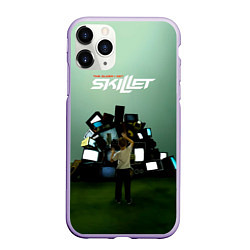 Чехол iPhone 11 Pro матовый The Older I Get EP - Skillet, цвет: 3D-светло-сиреневый