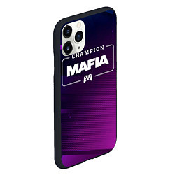 Чехол iPhone 11 Pro матовый Mafia Gaming Champion: рамка с лого и джойстиком н, цвет: 3D-черный — фото 2