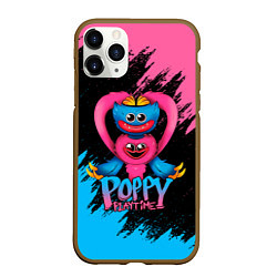 Чехол iPhone 11 Pro матовый GAME POPPY PLAYTIME HAGGY WAGGY AND KISSY MISSY, цвет: 3D-коричневый