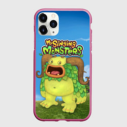 Чехол iPhone 11 Pro матовый My singing monsters Избалолист Entbrat, цвет: 3D-малиновый