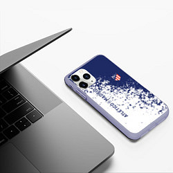 Чехол iPhone 11 Pro матовый Atletico madrid football sport, цвет: 3D-светло-сиреневый — фото 2