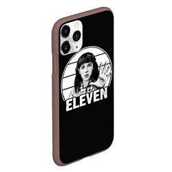 Чехол iPhone 11 Pro матовый ELEVEN Очень странные дела, цвет: 3D-коричневый — фото 2