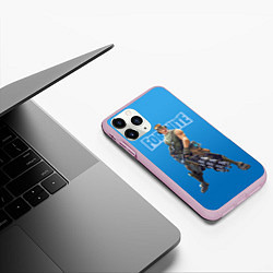 Чехол iPhone 11 Pro матовый Fortnite Recon Scout Video game Разведчик, цвет: 3D-розовый — фото 2