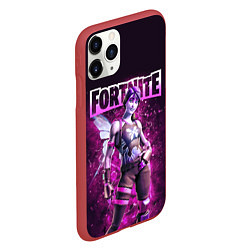 Чехол iPhone 11 Pro матовый Fortnite Dream Character Skin, цвет: 3D-красный — фото 2