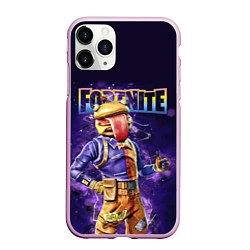 Чехол iPhone 11 Pro матовый Fortnite Durrrburger Skin, цвет: 3D-розовый