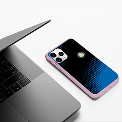 Чехол iPhone 11 Pro матовый Inter абстракция, цвет: 3D-розовый — фото 2