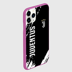 Чехол iPhone 11 Pro матовый Fc juventus фс ювентус, цвет: 3D-фиолетовый — фото 2