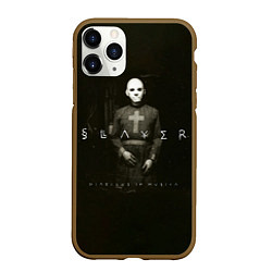 Чехол iPhone 11 Pro матовый Diabolus in Musica - Slayer, цвет: 3D-коричневый