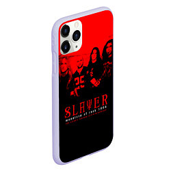 Чехол iPhone 11 Pro матовый Monsters Of Rock 1994 - Slayer, цвет: 3D-светло-сиреневый — фото 2