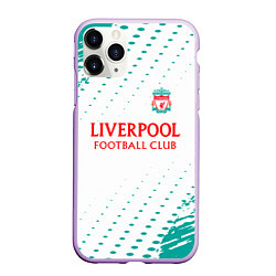 Чехол iPhone 11 Pro матовый Liverpool краски, цвет: 3D-сиреневый