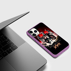 Чехол iPhone 11 Pro матовый Slayer: The Repentless Killogy, цвет: 3D-фиолетовый — фото 2