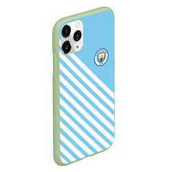 Чехол iPhone 11 Pro матовый Manchester city манчестер сити былые волосы, цвет: 3D-салатовый — фото 2