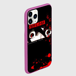 Чехол iPhone 11 Pro матовый Конвейер снов - Stigmata, цвет: 3D-фиолетовый — фото 2