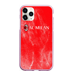 Чехол iPhone 11 Pro матовый Ac milan абстракция, цвет: 3D-розовый