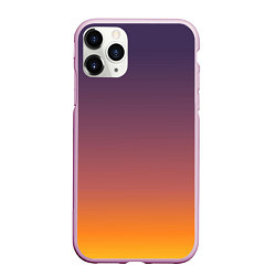 Чехол iPhone 11 Pro матовый Sunset Gradient, цвет: 3D-розовый