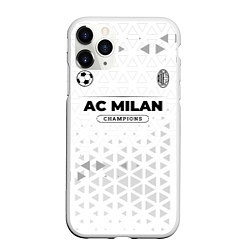 Чехол iPhone 11 Pro матовый AC Milan Champions Униформа