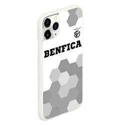 Чехол iPhone 11 Pro матовый Benfica Sport на светлом фоне, цвет: 3D-белый — фото 2