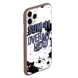 Чехол iPhone 11 Pro матовый Sum 41 Over My Head, цвет: 3D-коричневый — фото 2