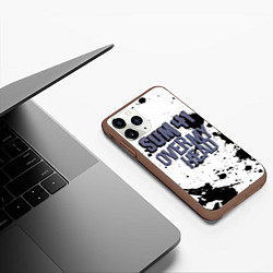 Чехол iPhone 11 Pro матовый Sum 41 Over My Head, цвет: 3D-коричневый — фото 2
