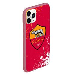 Чехол iPhone 11 Pro матовый Roma : рома брызги красок, цвет: 3D-малиновый — фото 2