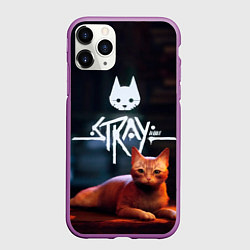 Чехол iPhone 11 Pro матовый Stray: Бродячий кот