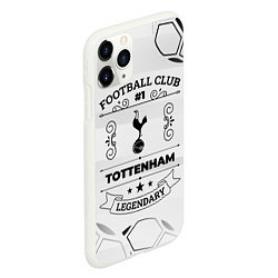 Чехол iPhone 11 Pro матовый Tottenham Football Club Number 1 Legendary, цвет: 3D-белый — фото 2